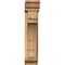 Ekena Millwork Merced Traditional Rough Sawn Bracket w/ Offset Brace, Western Red Cedar, 6"W x 20"D x 28"H BKT0604X20X28MRC01RWR - alternate 3